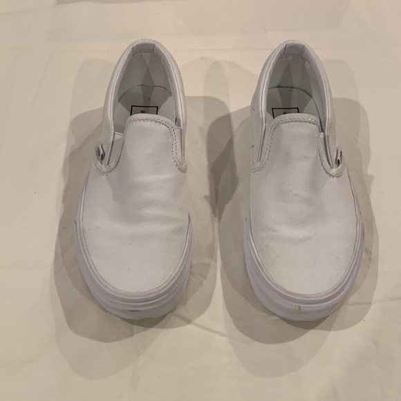 White Vans size womens 6.5 - Picture 2 of 4
